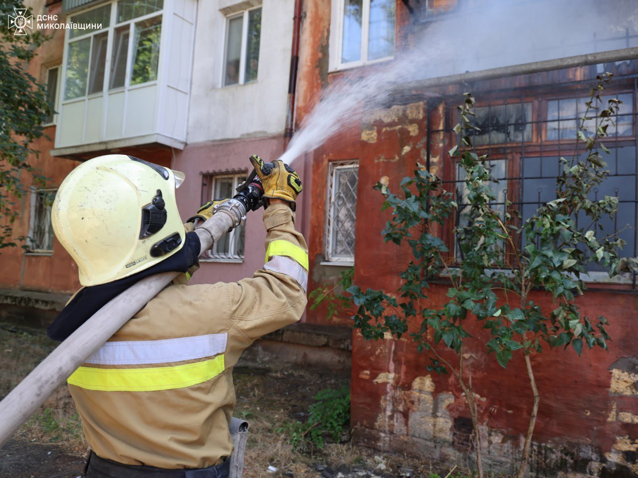 Пожар в Николаеве