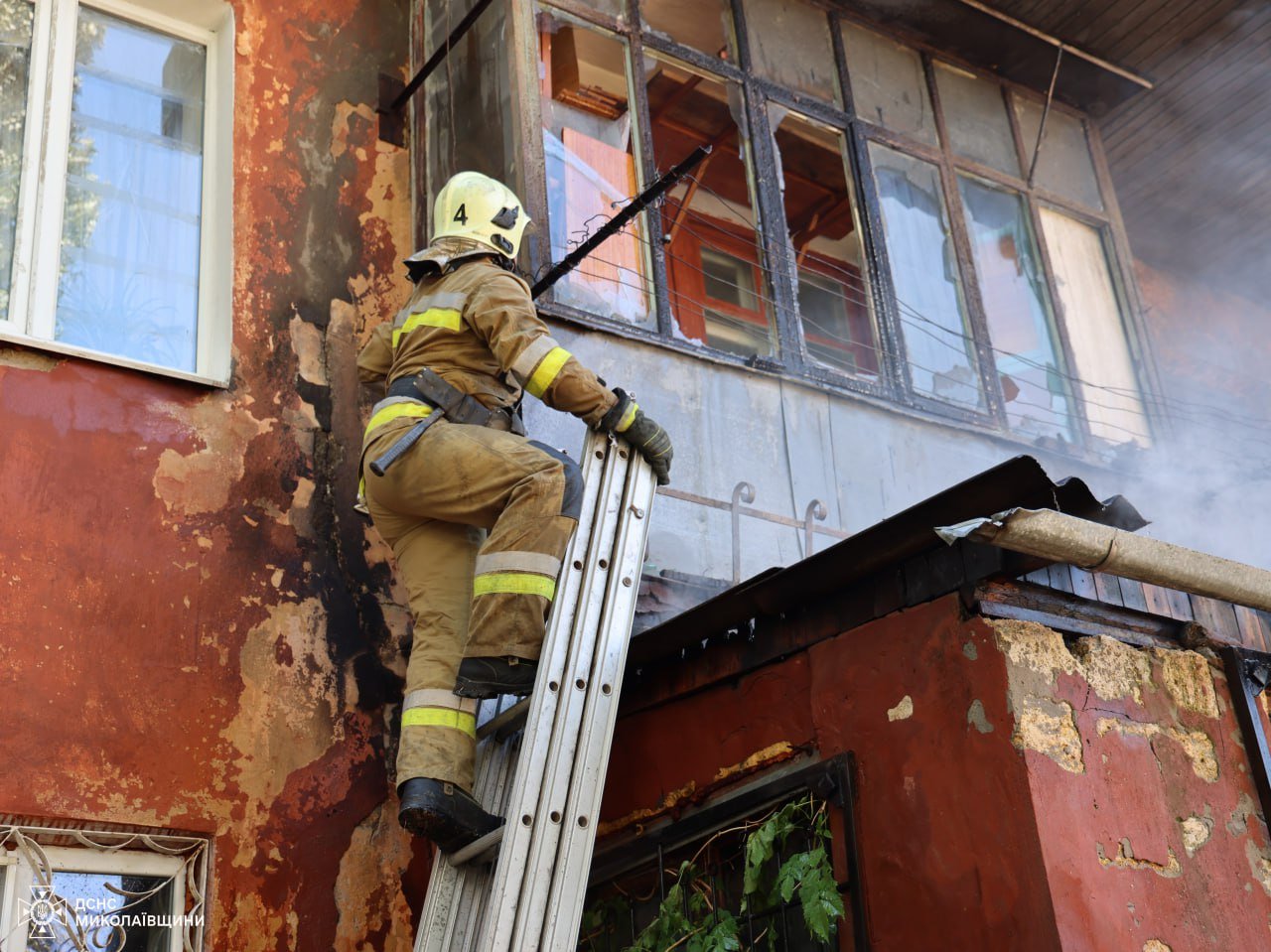 Пожар в Николаеве