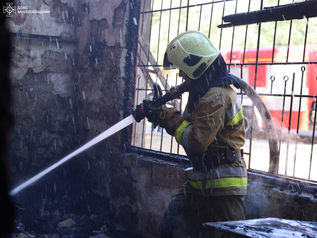 Пожар в Николаеве