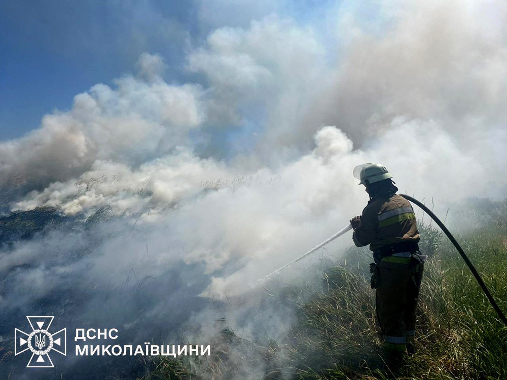 Пожары в Николаевской области