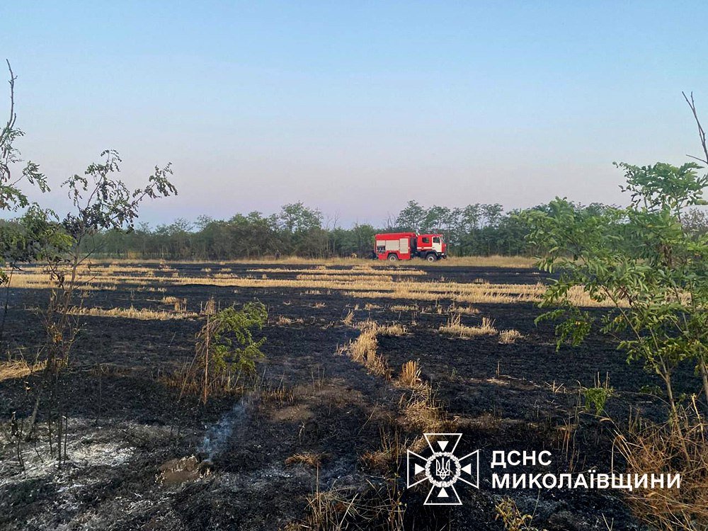 Пожары в Николаевской области