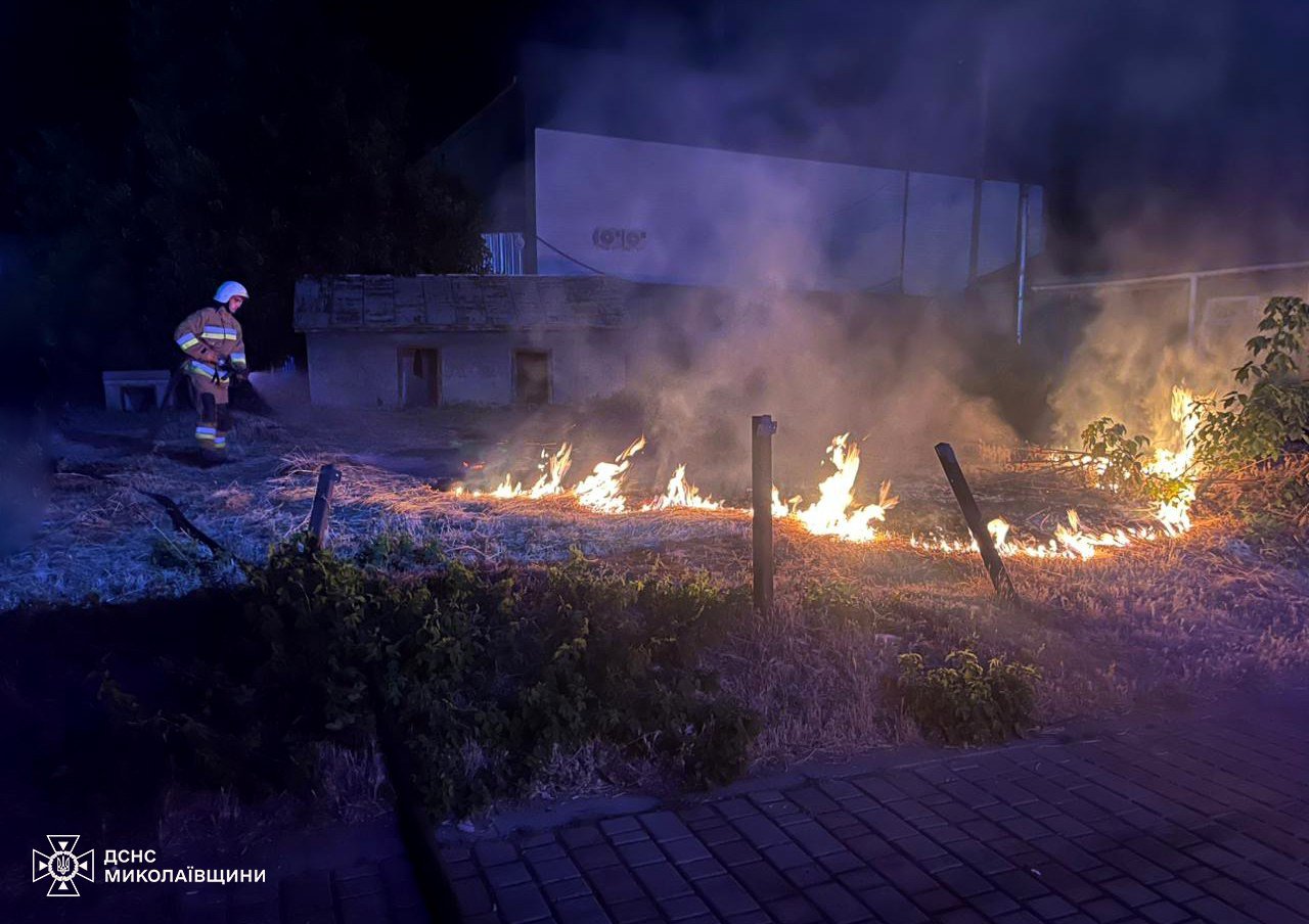 Пожары в Николаевской области