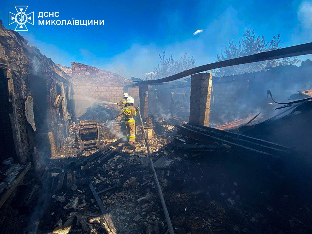 Пожары в Николаевской области