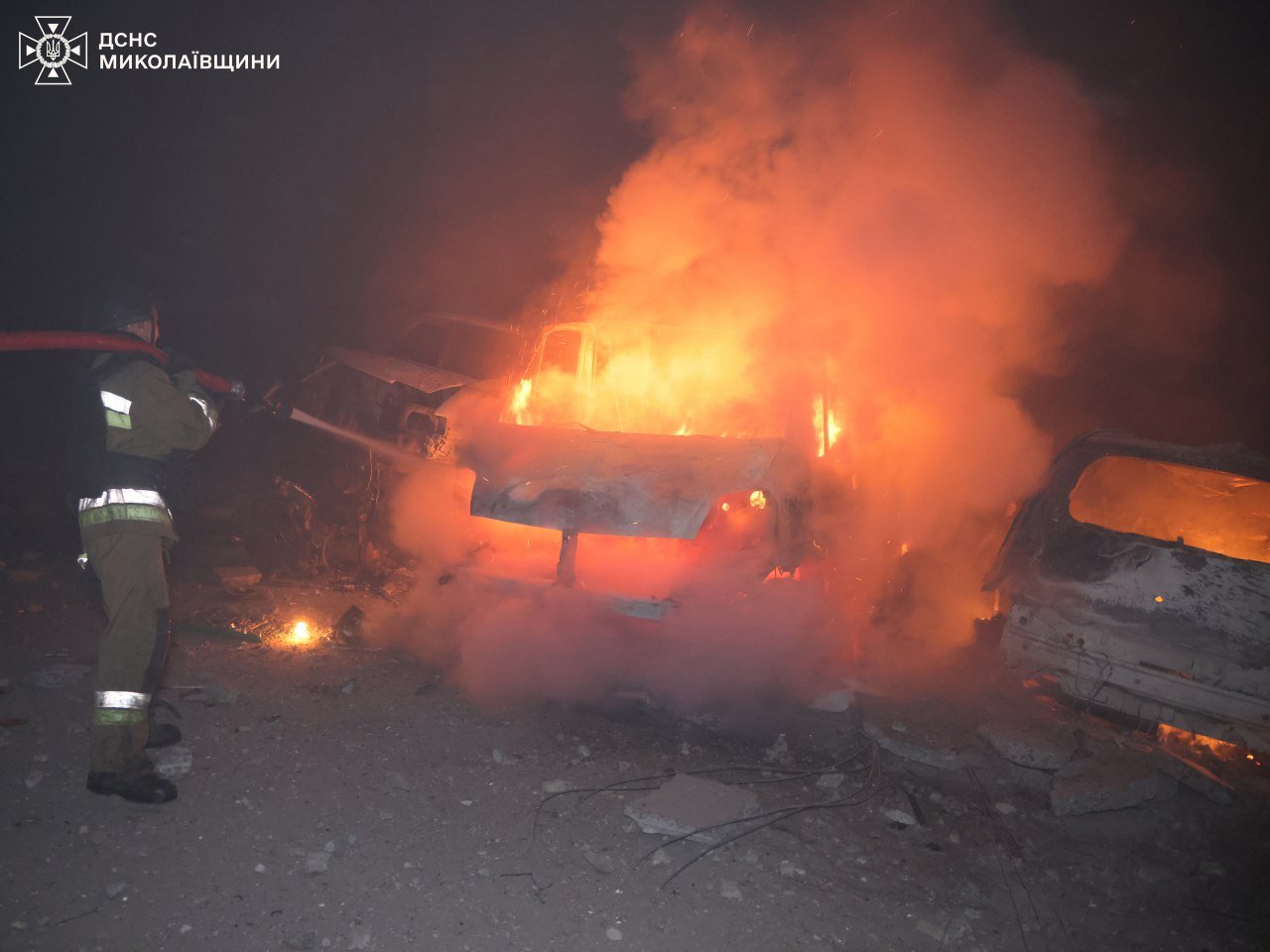 Пожар на агропредприятии