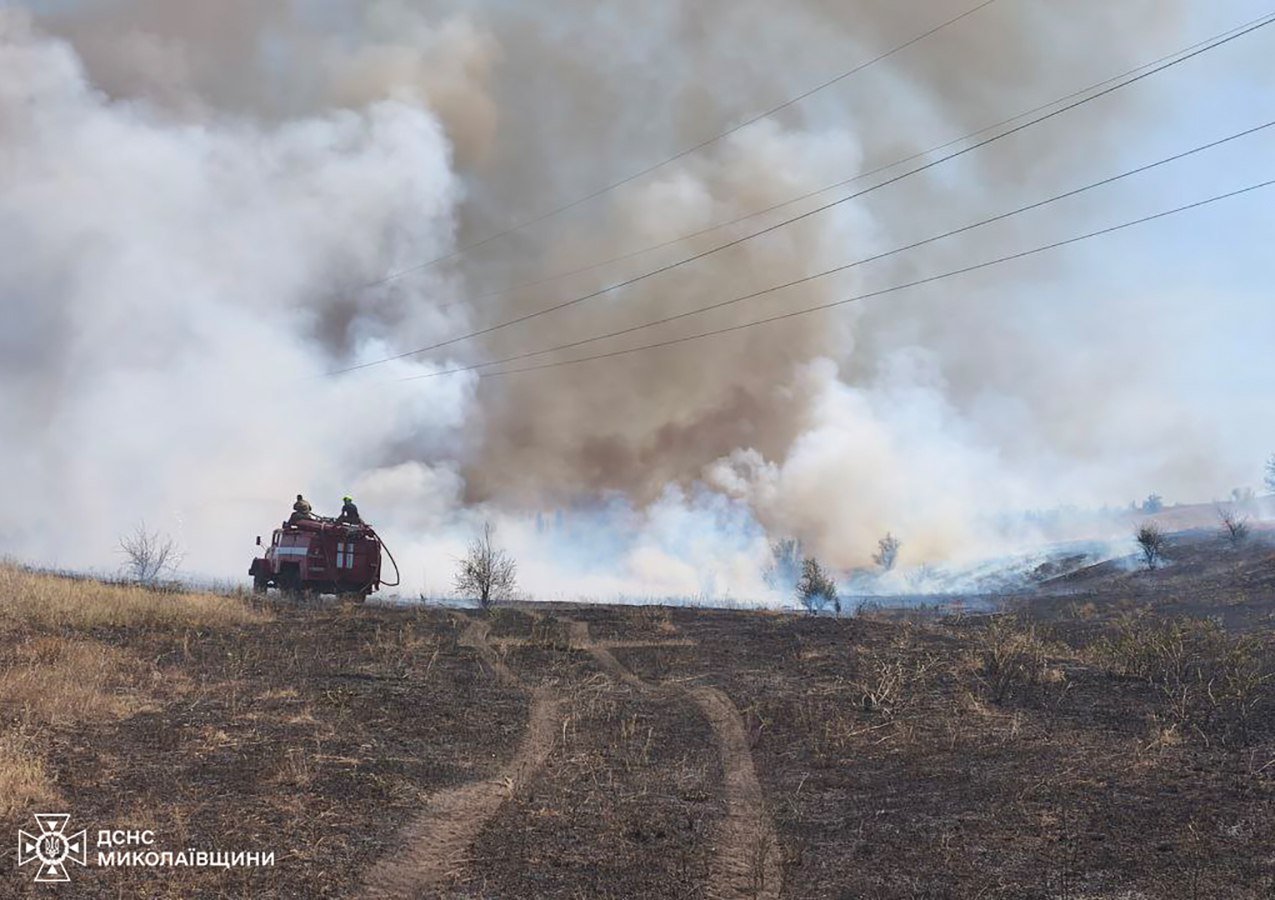 Пожар в Николаеве