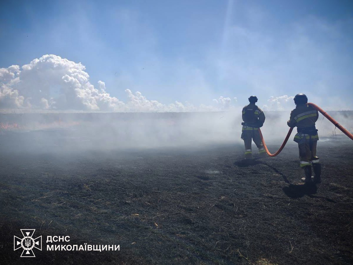 Пожары в Николаевской области
