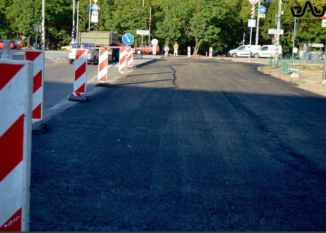 Ремонт дороги в Николаеве
