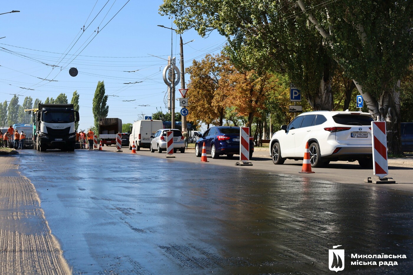 В Николаеве обновляют дорогу