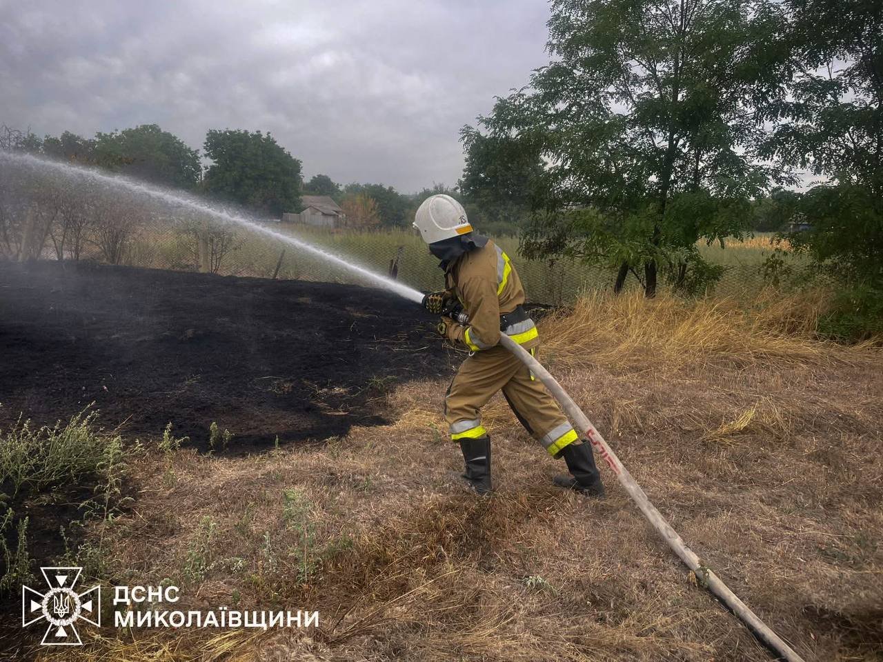 Пожары в Николаевской области