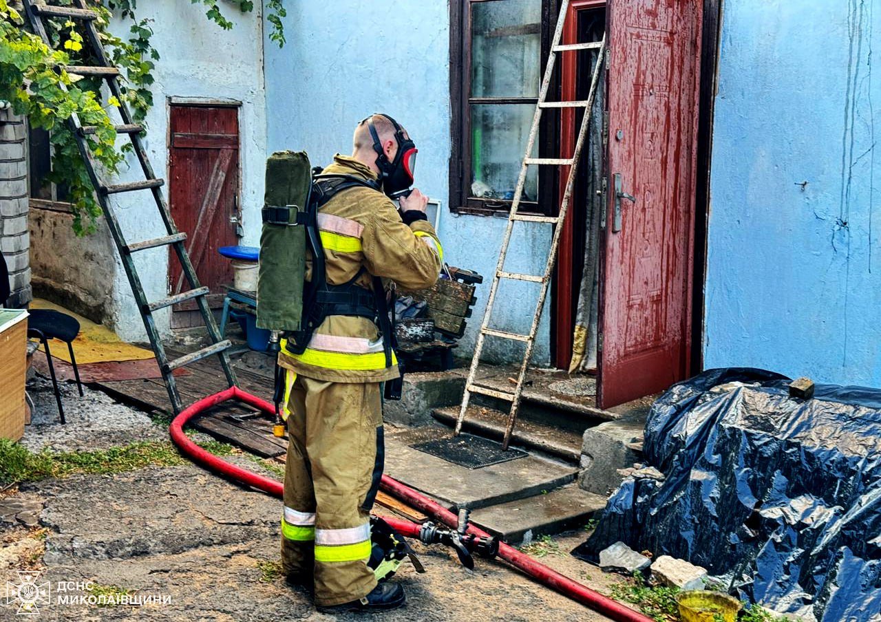 Пожары в Николаевской области