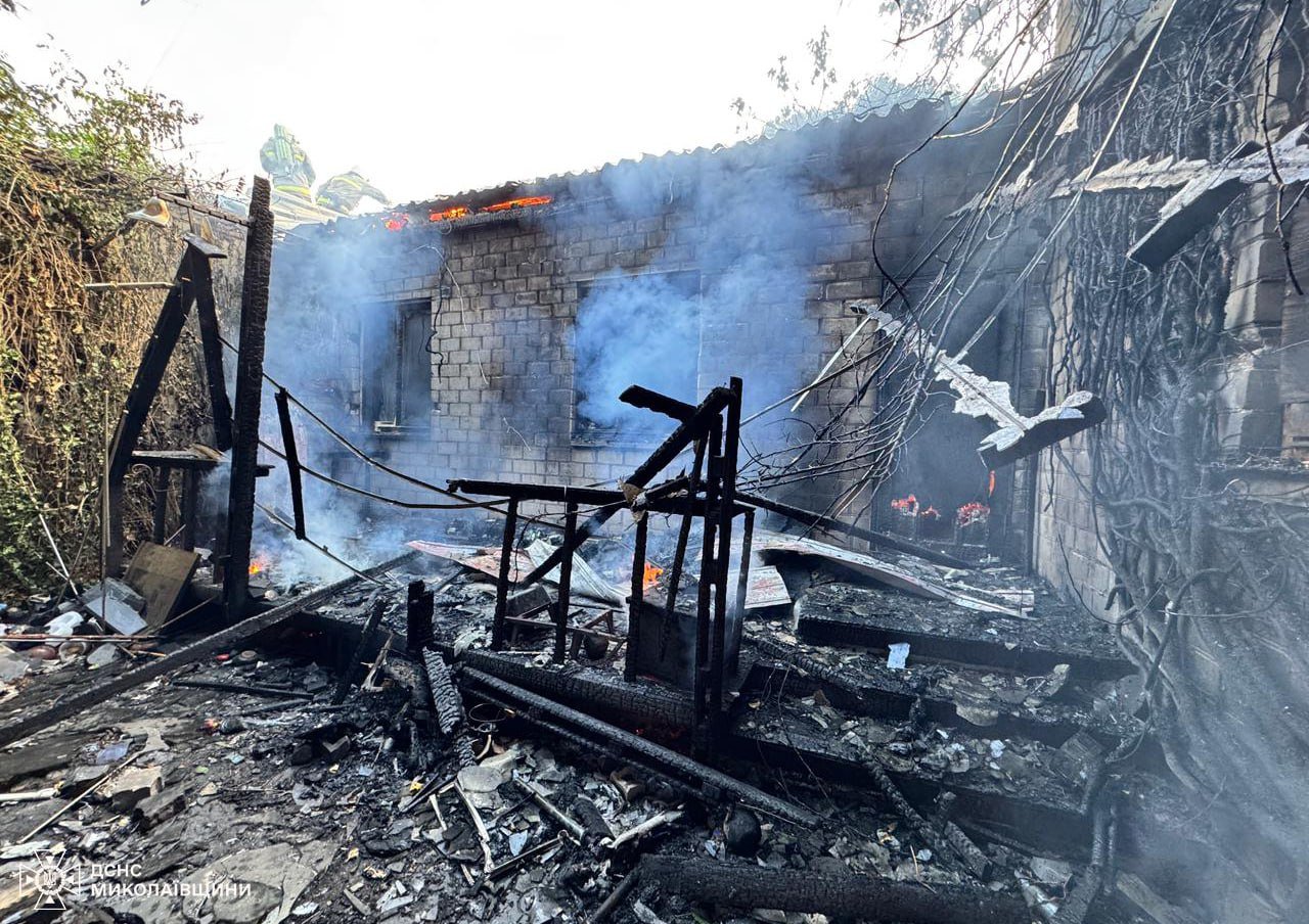 Пожары в Николаевской области