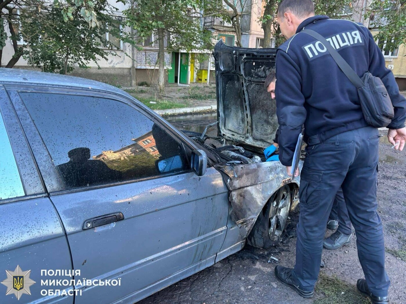 В Николаевской области мужчина поджег авто соседа