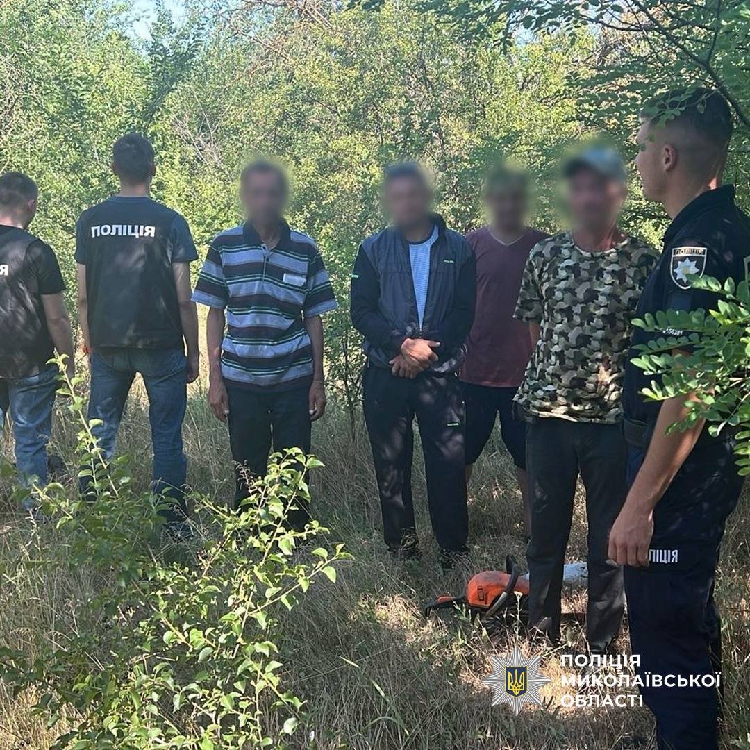 на Миколаївщині затримали групу лісових браконьєрів