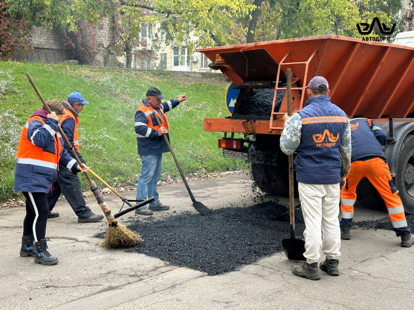 Ремонт дорог в Николаеве