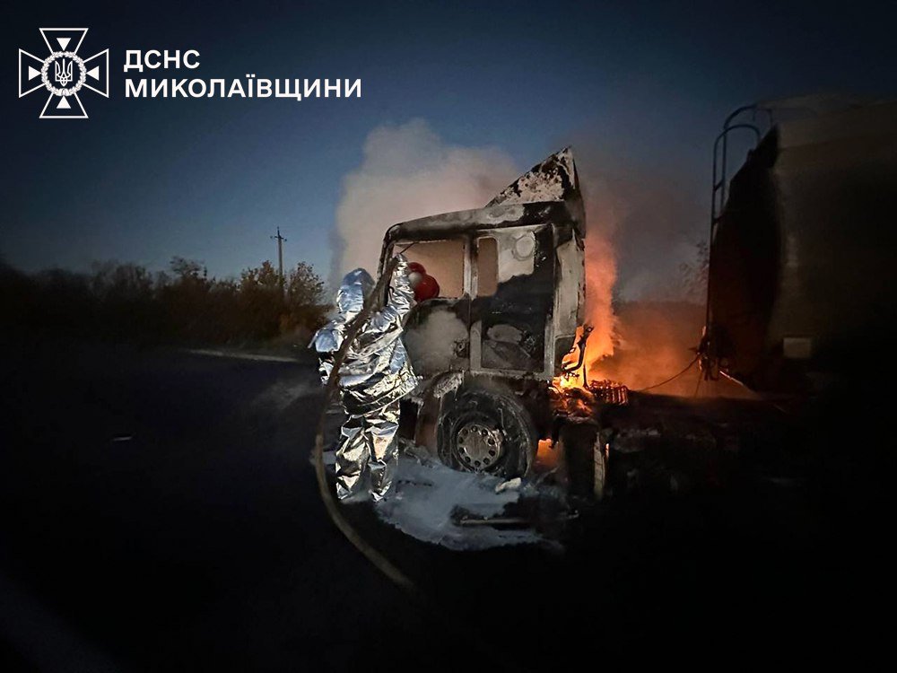 Пожар в Николаевской области