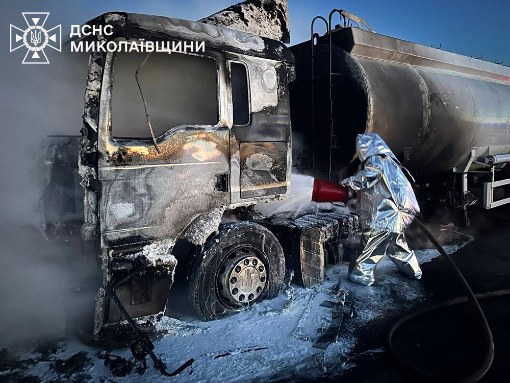 Пожар в Николаевской области