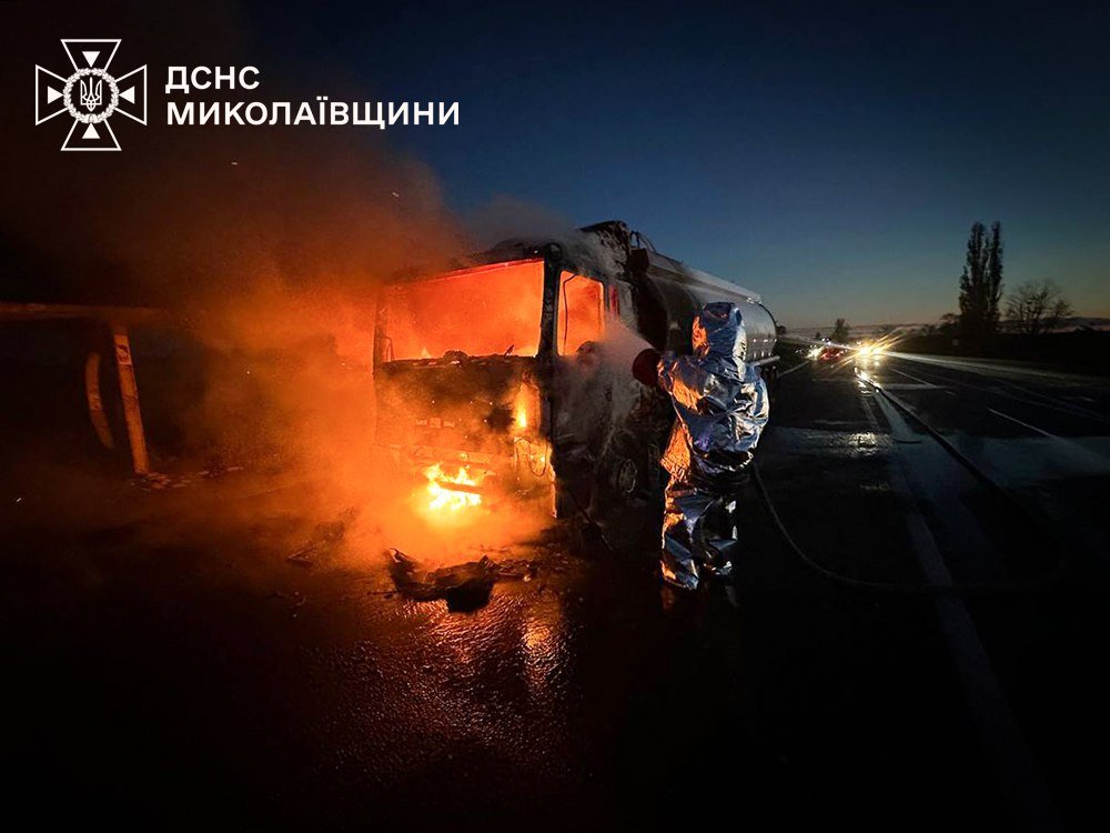 Пожар в Николаевской области