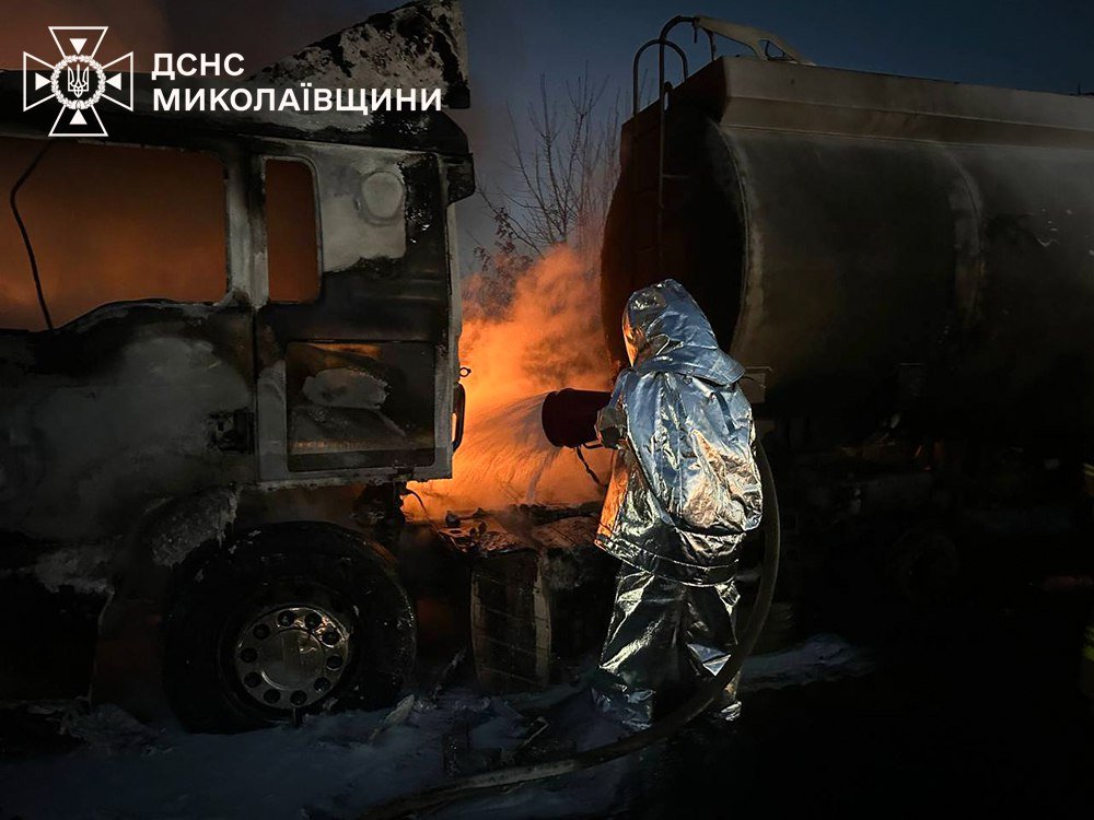 Пожар в Николаевской области