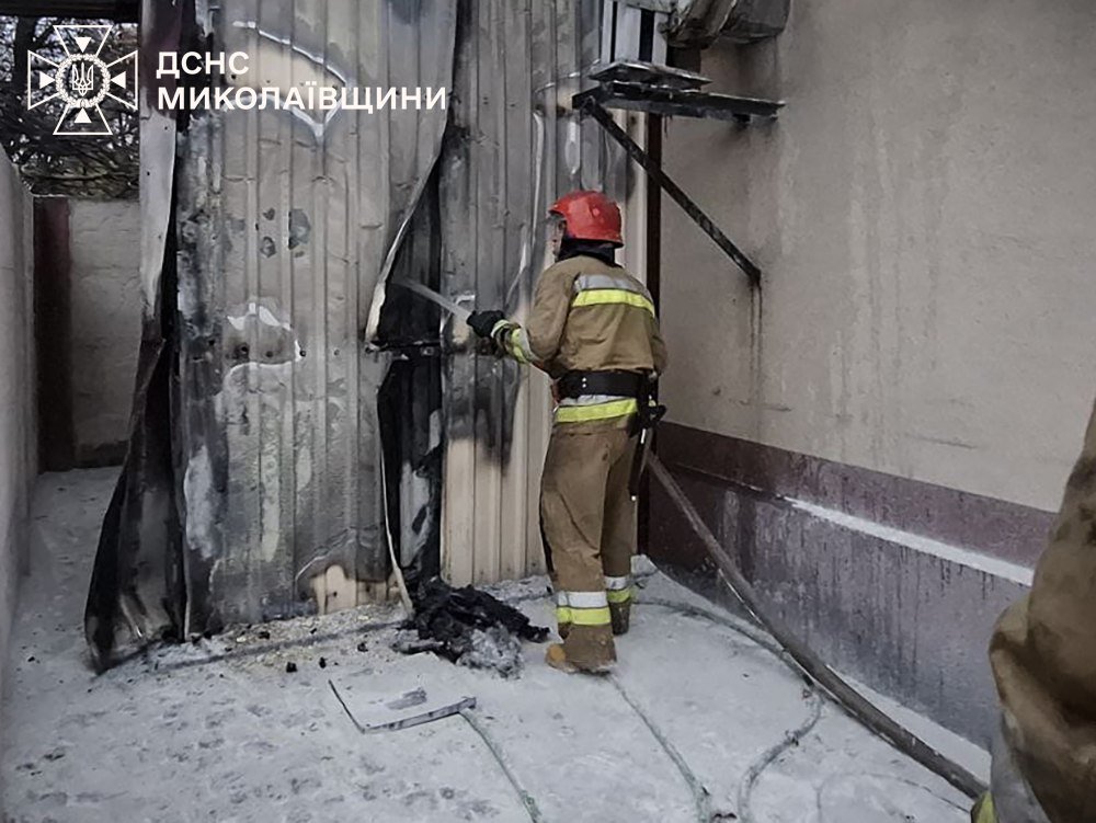 Пожар в Николаевской области