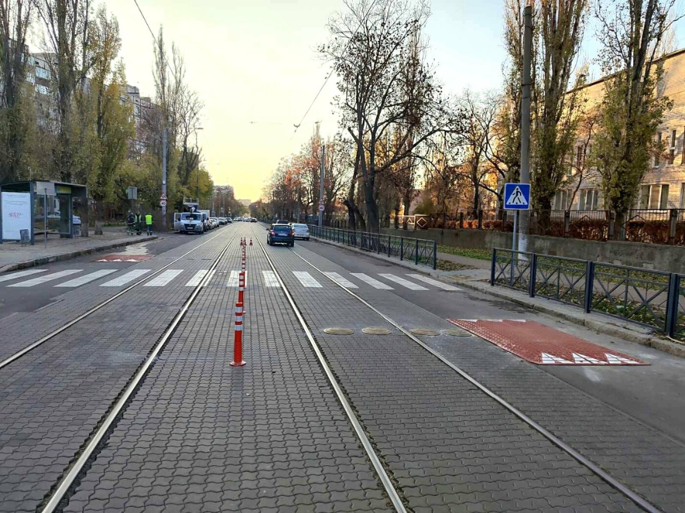 В Николаеве установили дорожные холмы