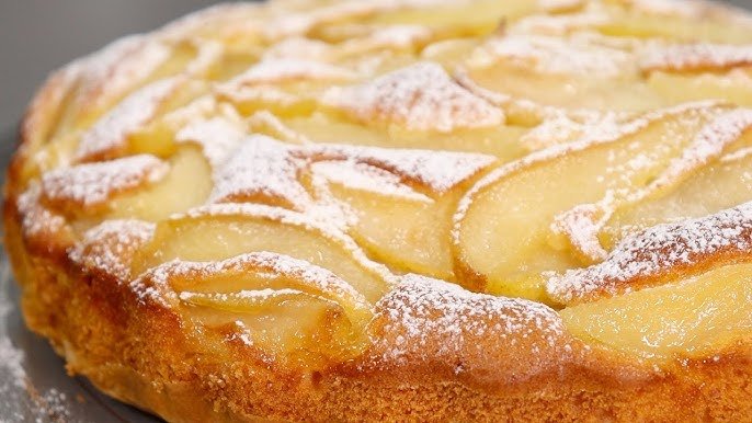 Грушевый пирог на быстроруч