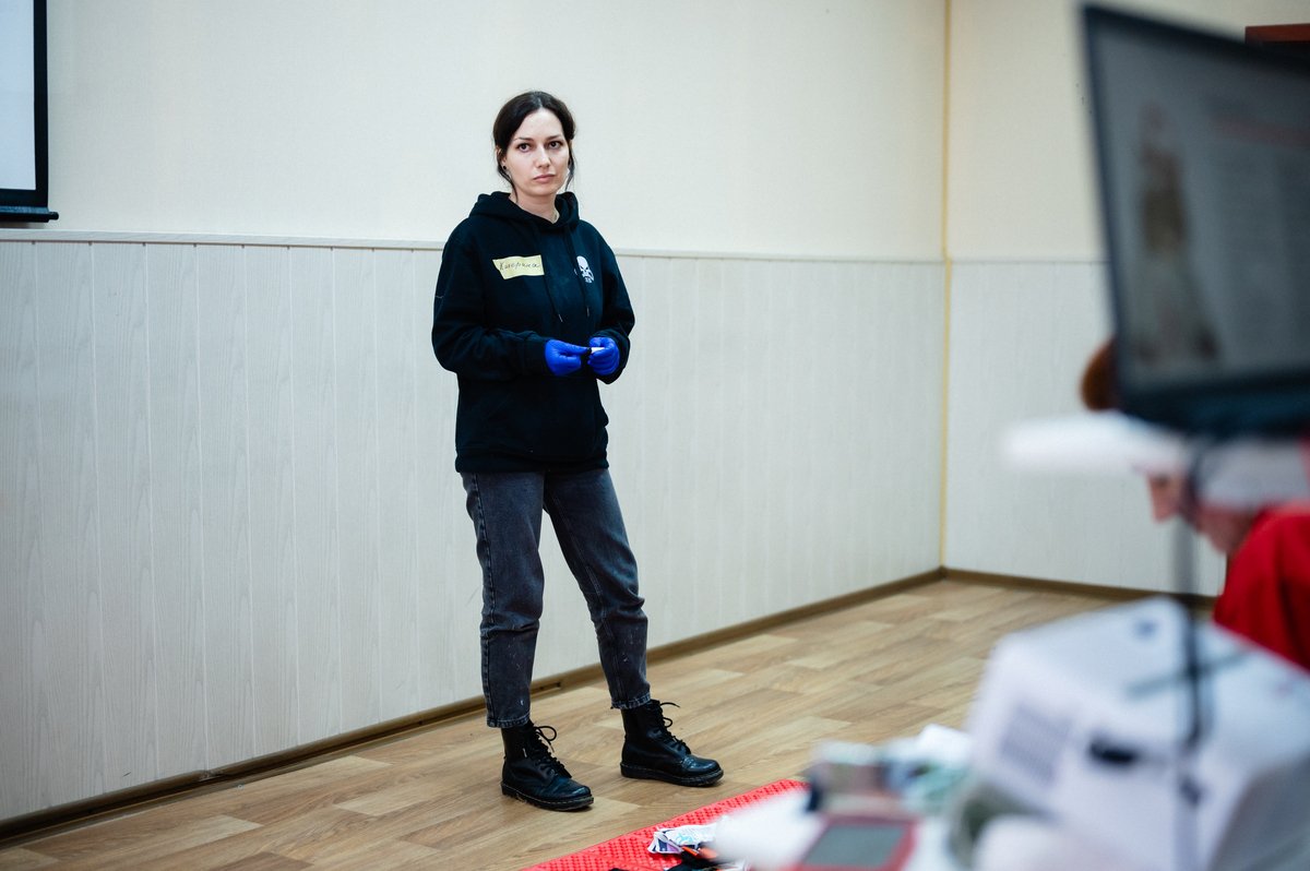 Інструкторка центру “SAMPLE” Катерина Пісна Інструкторка центру “SAMPLE” Катерина Пісна