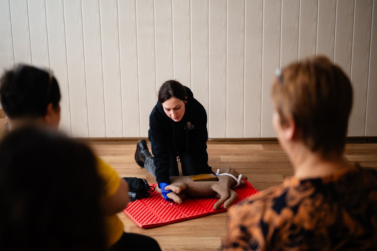 У Миколаєві вперше відбулись курси домедичної допомоги тваринам У Миколаєві вперше відбулись курси домедичної допомоги тваринам