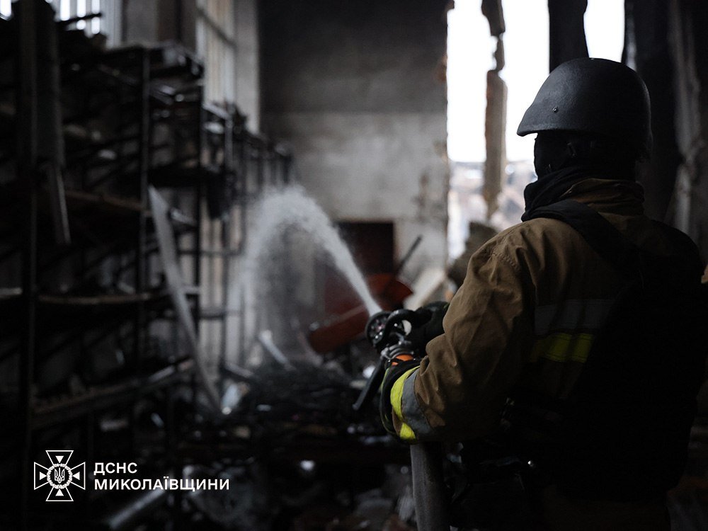 Пожар в Николаеве