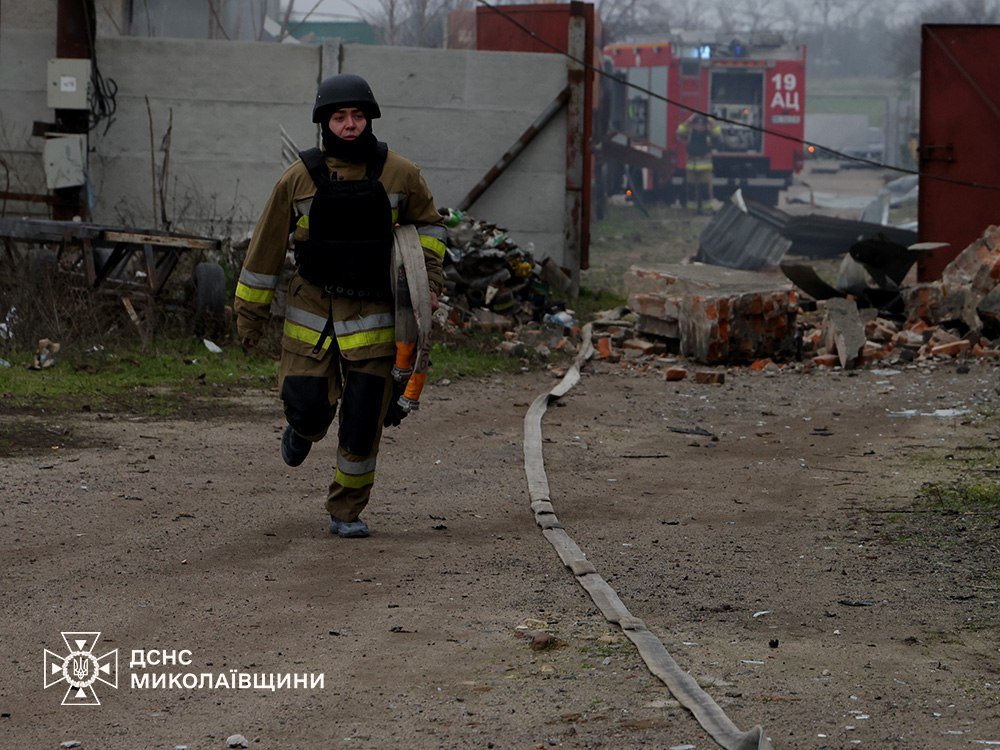 Пожар в Николаеве