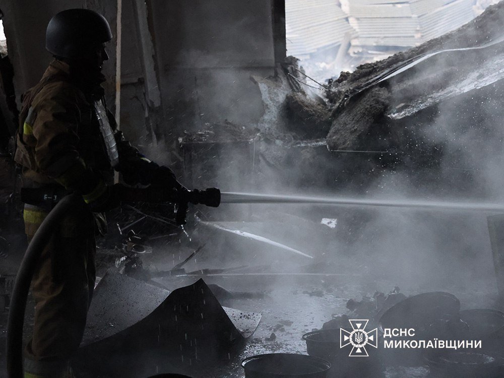 Пожар в Николаеве