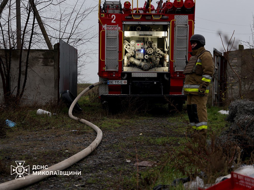 Пожар в Николаеве