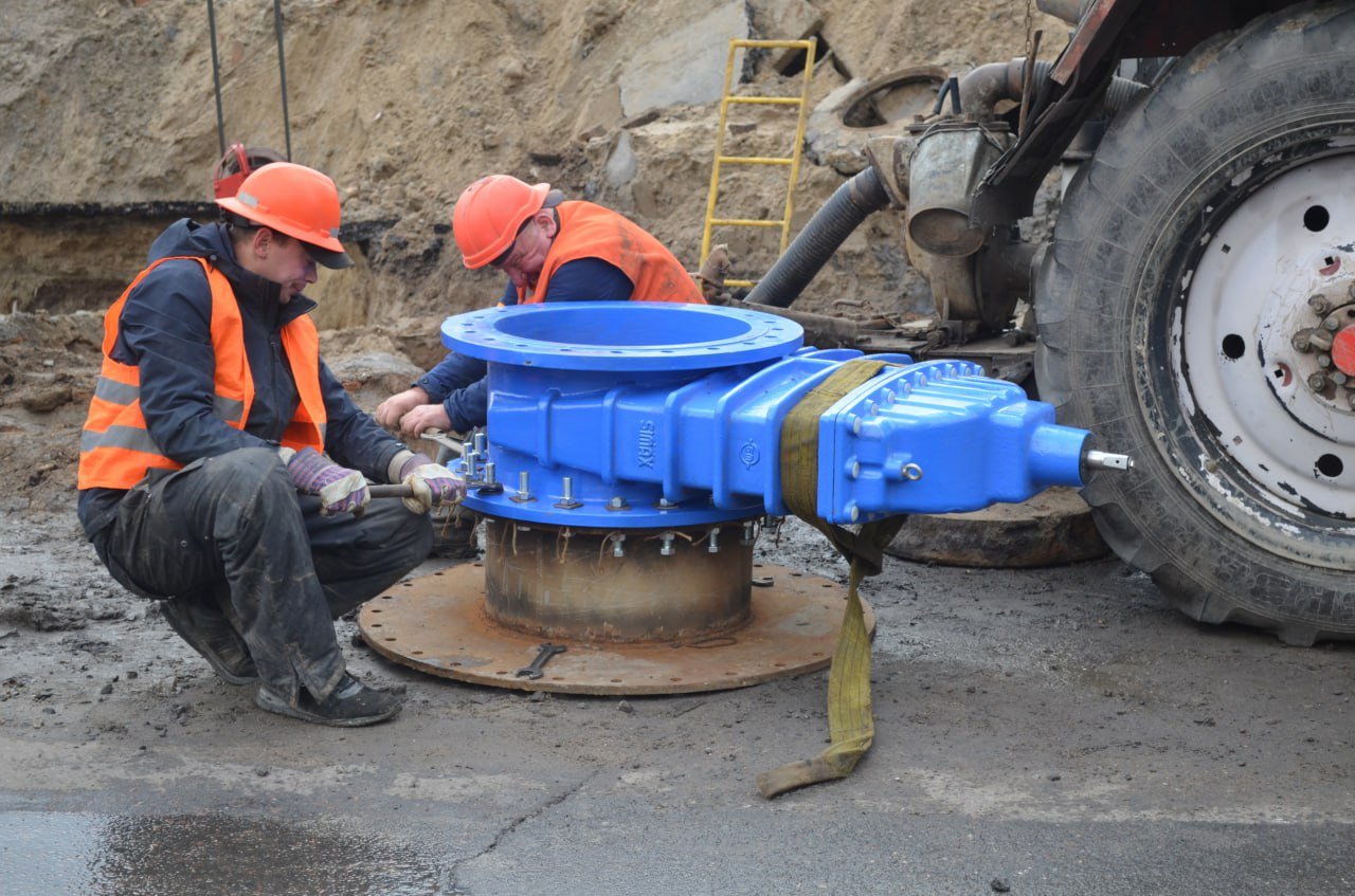 Обновление водовода в Николаеве