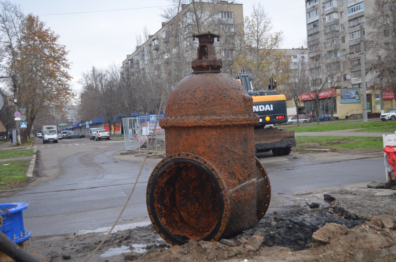 Обновление водовода в Николаеве