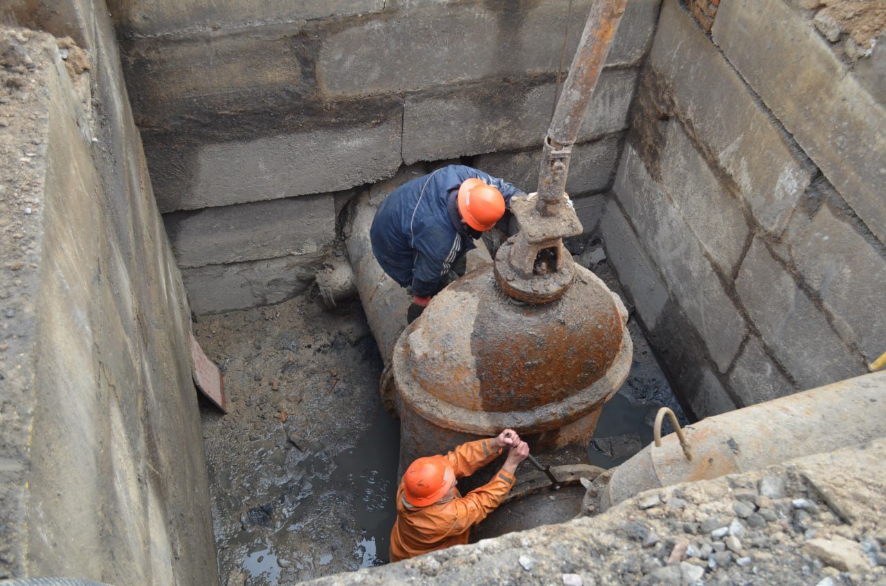 Обновление водовода в Николаеве
