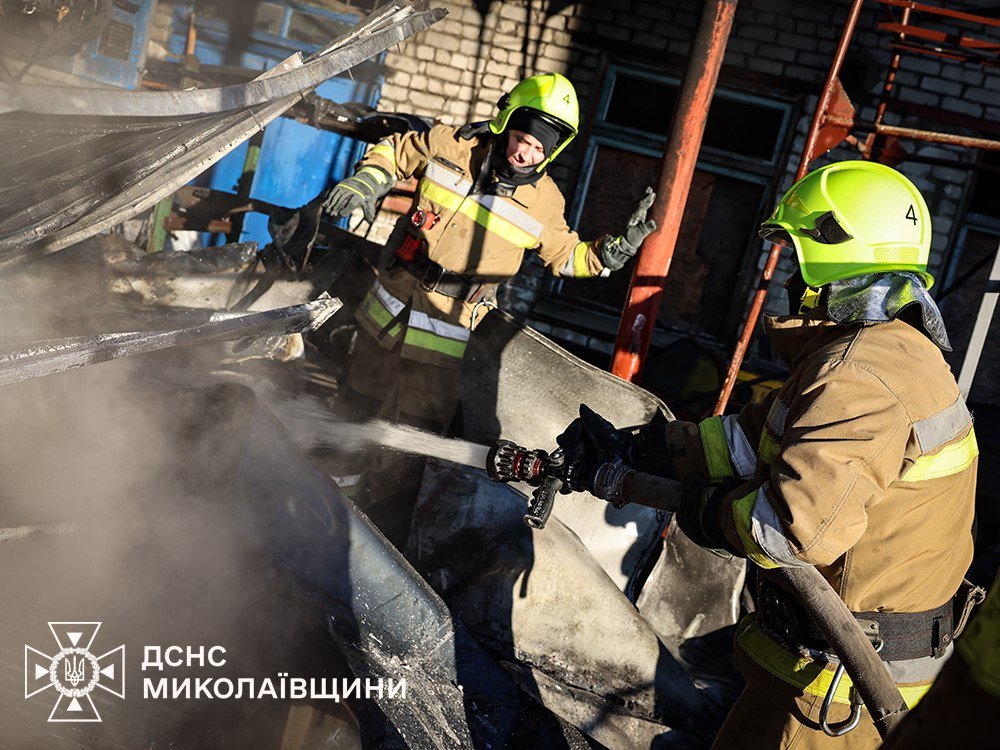 Пожар в Николаевской области