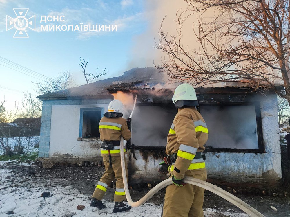 Пожежі на Миколаївщині Пожежі на Миколаївщині