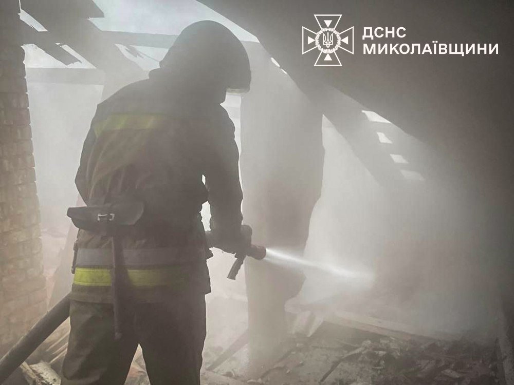 Пожар в Николаеве