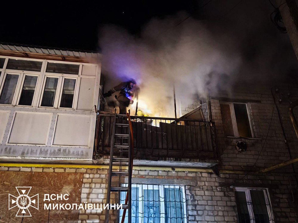 Пожар в Николаевской области