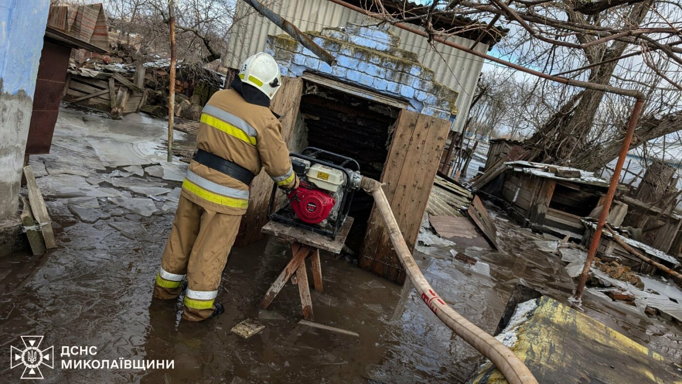 Подтопление в Николаевской области