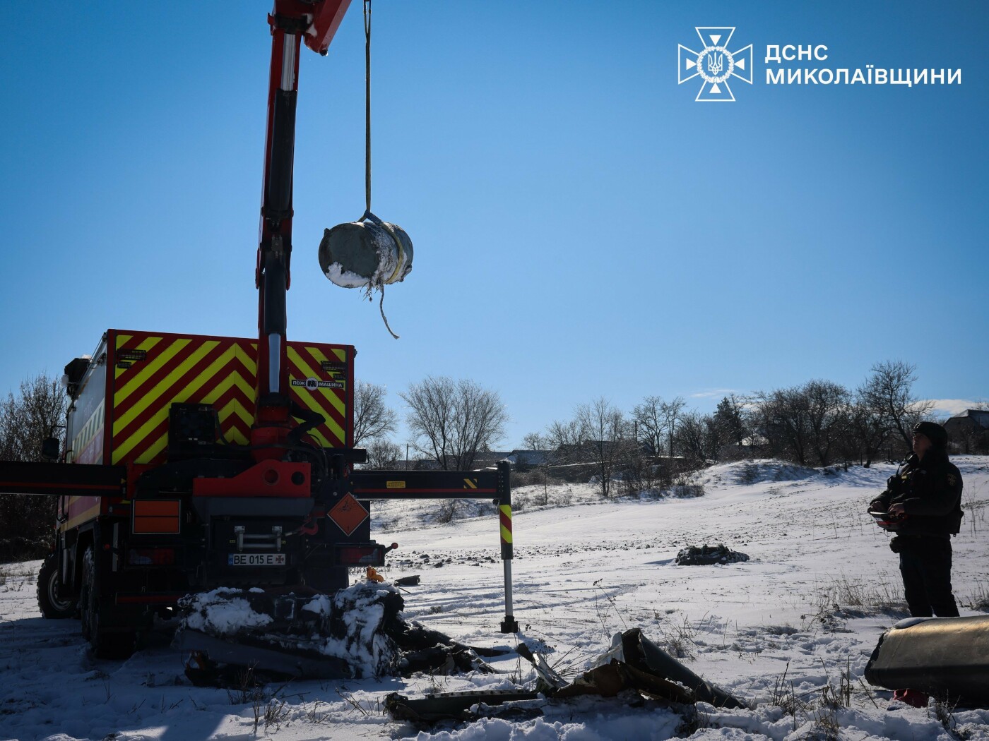 Піротехніки ДСНС знешкодили небезпечну Х-101 на Миколаївщині Піротехніки ДСНС знешкодили небезпечну Х-101 на Миколаївщині