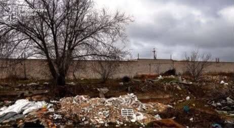Мусорная свалка в Терновке