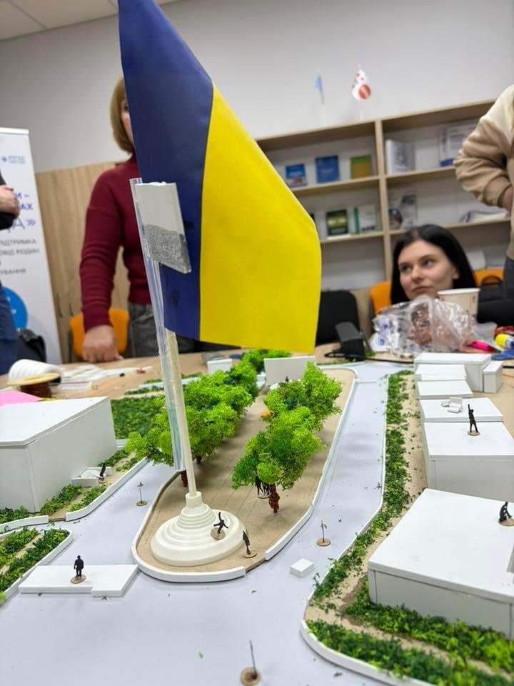 Макет пространства памяти в Николаеве