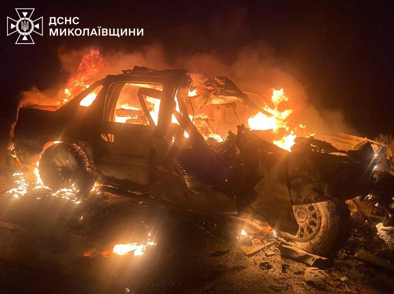 Пожары в Николаевской области