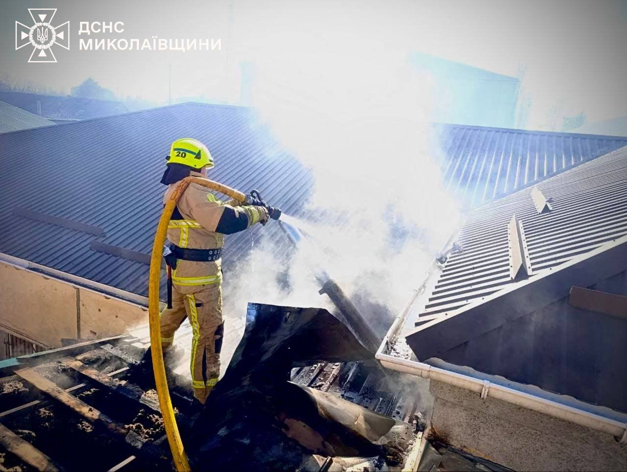 Пожары в Николаевской области