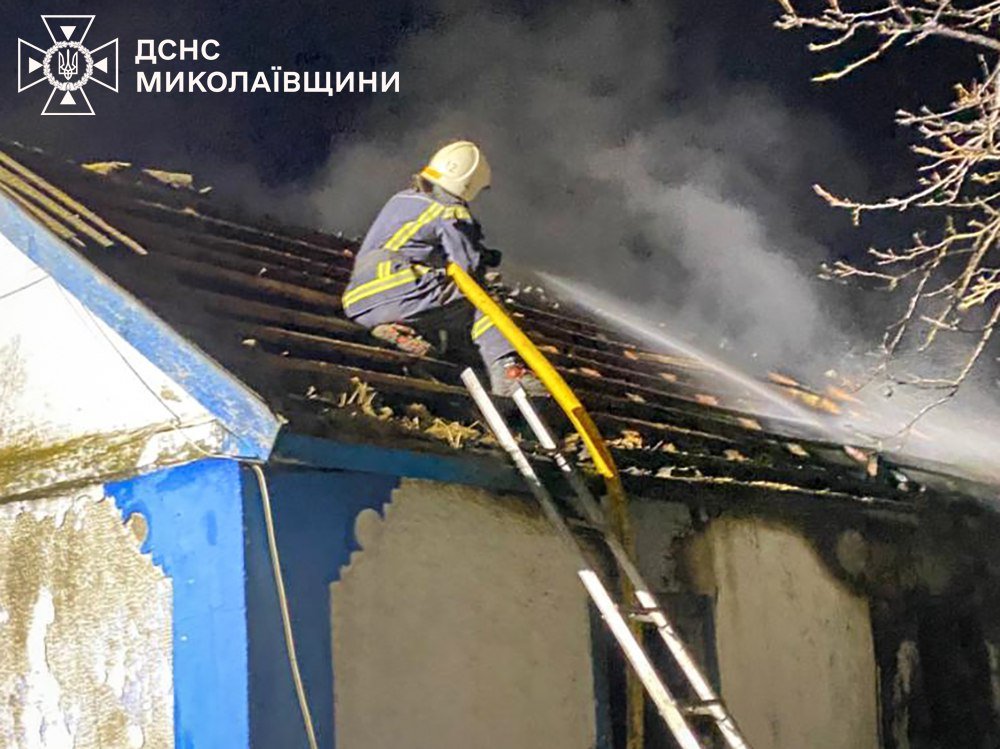 Пожар в Николаевской области