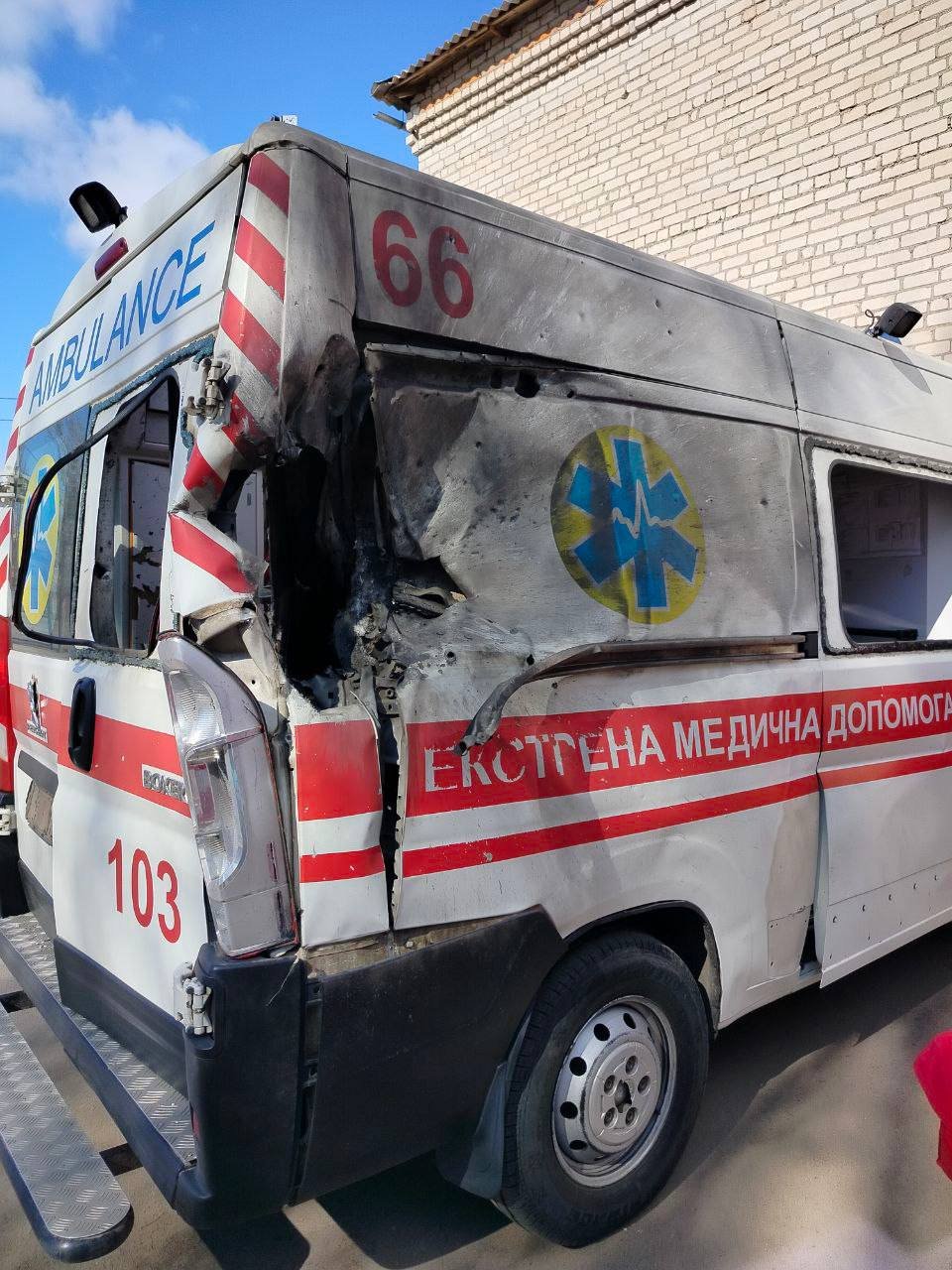 Последствия атаки. Фото - Виталий Ким