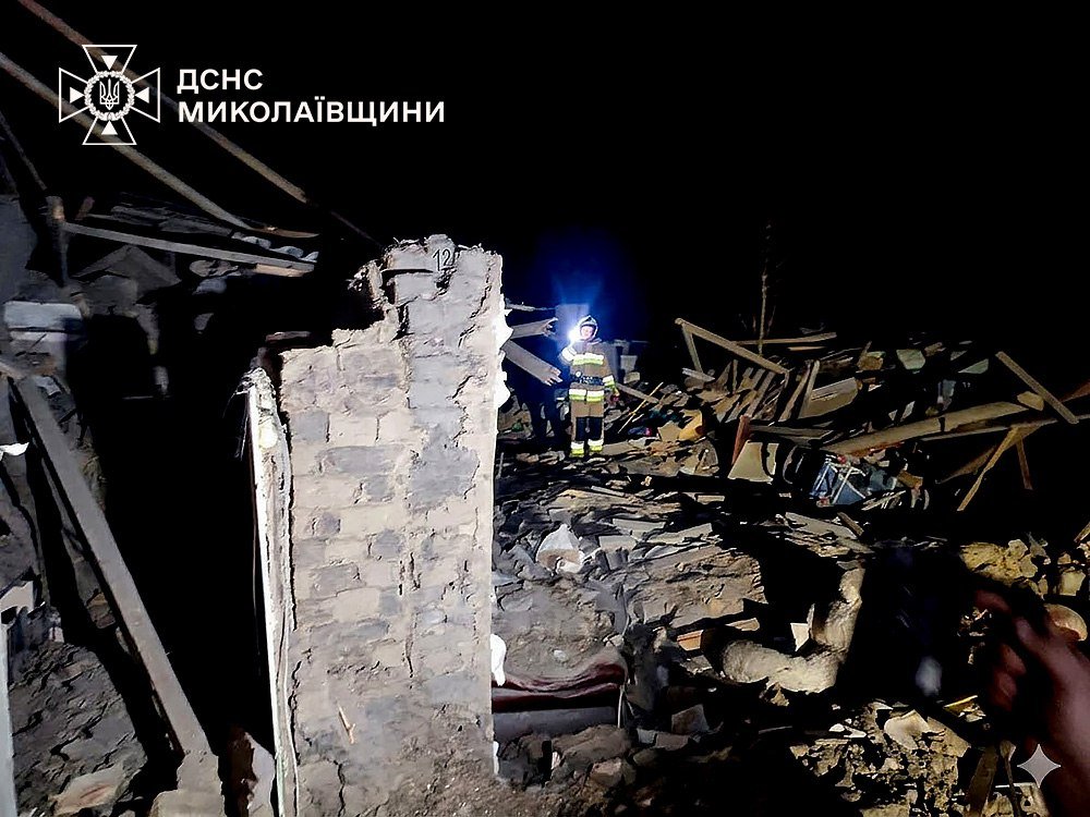 Взрыв газа в Николаевской области