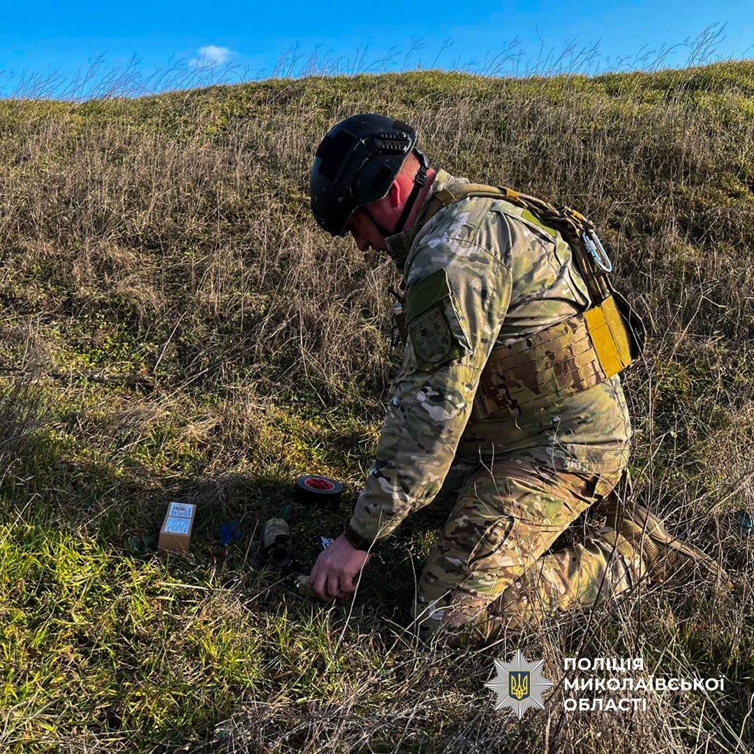 В Николаевской области взрывотехники провели контролируемый подрыв
