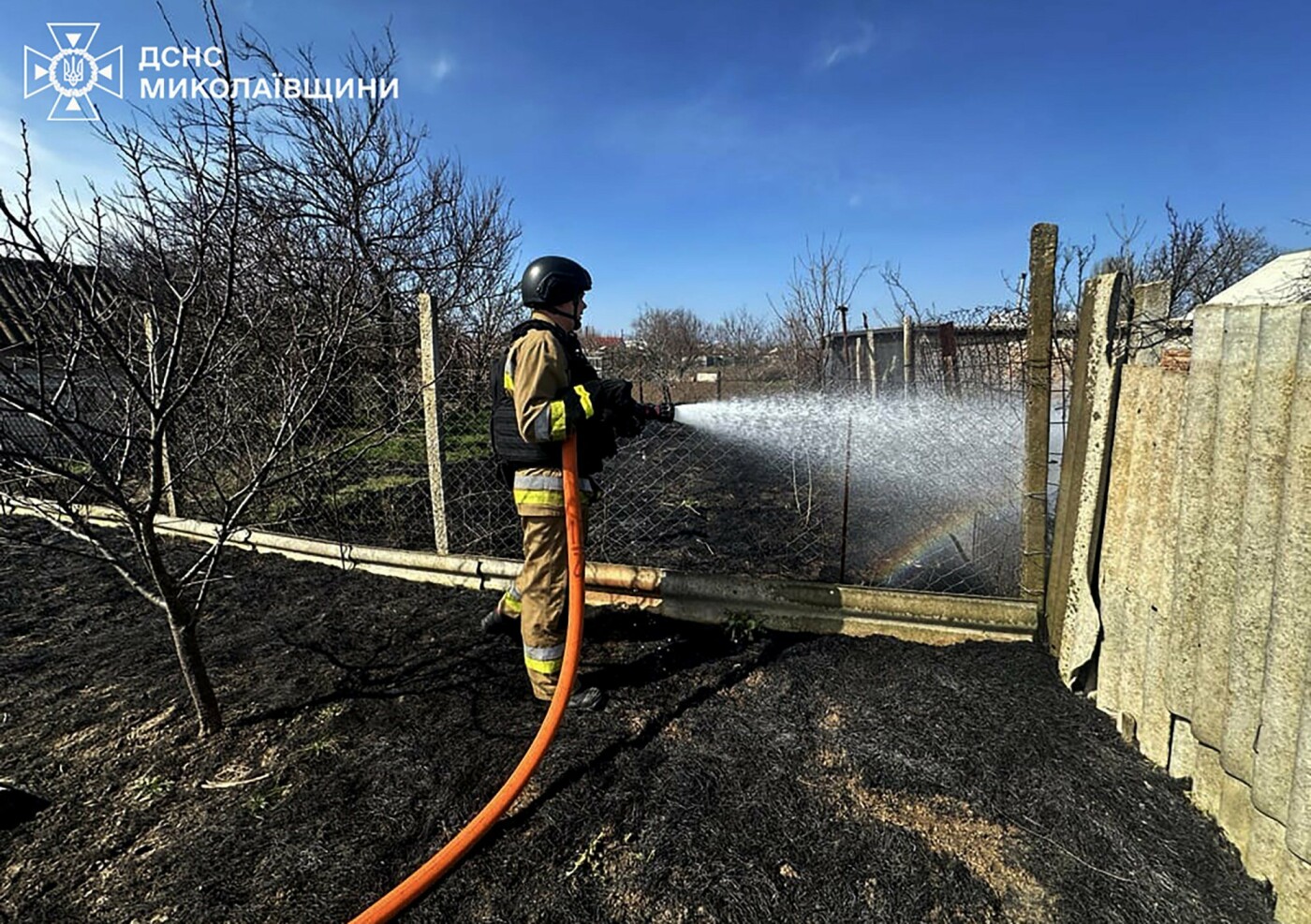 Пожары в Николаевской области