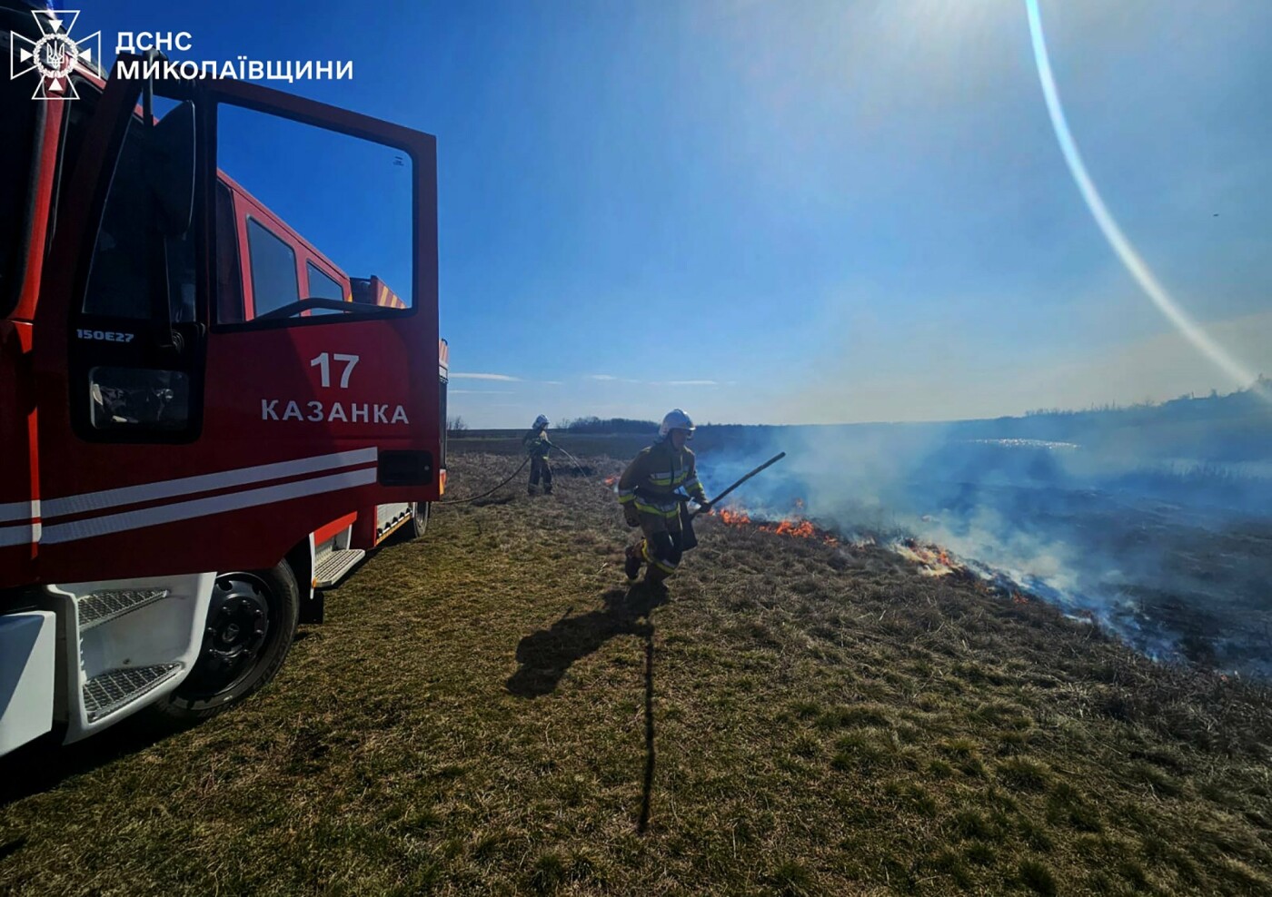 Пожары в Николаевской области